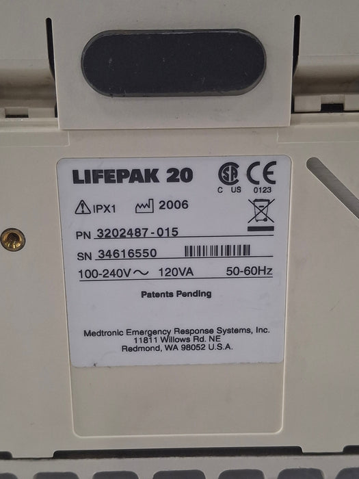 Physio-Control LifePak 20 Defibrillator