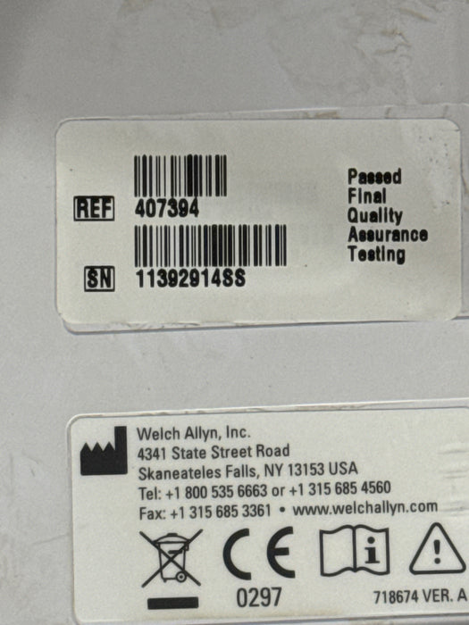 Welch Allyn 85NTVE Connex Integrated Wall System