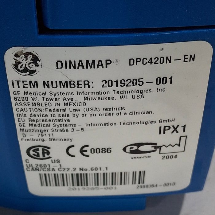 GE Healthcare Dinamap ProCare Vital Signs Monitor