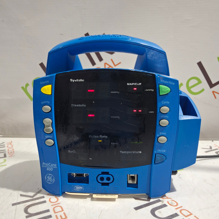 GE Healthcare Dinamap ProCare 400 Patient Monitor