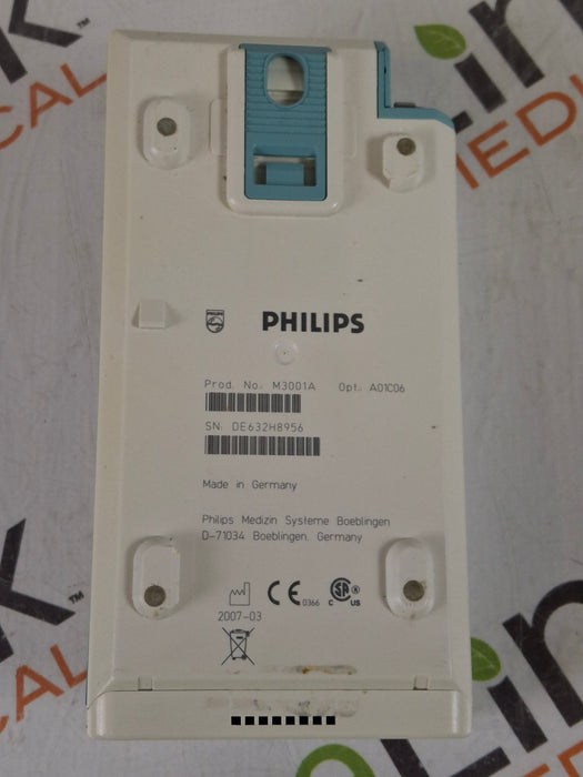 Philips M3001A-A01C06 Fast SpO2, NIBP, ECG, Temp, IBP MMS Module