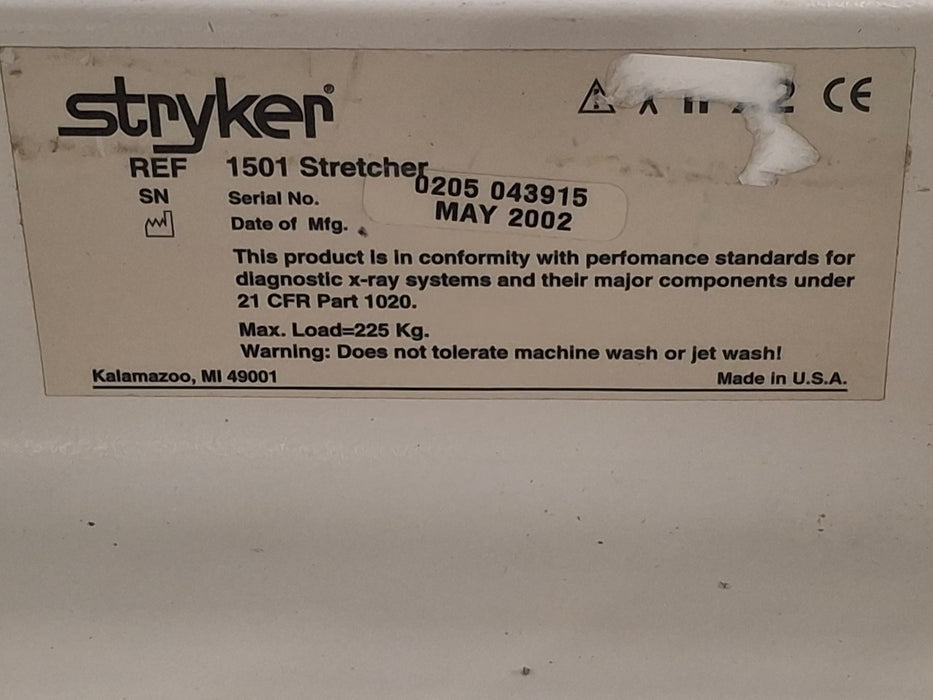 Stryker 1501 Stretcher