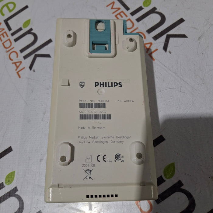 Philips M3001A-A01C06 Fast SpO2, NIBP, ECG, Temp, IBP MMS Module