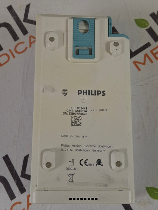 Philips M3001A-A01C18 Fast SpO2, NIBP, 12 lead ECG, Temp, IBP MMS Module