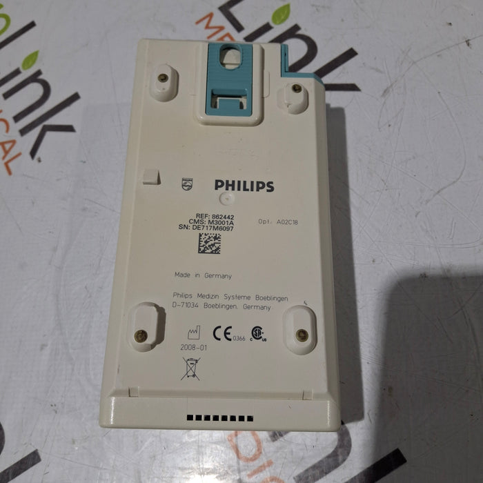 Philips M3001A-A02C18 OxiMax SpO2, NIBP, 12 lead ECG, Temp, IBP MMS Module