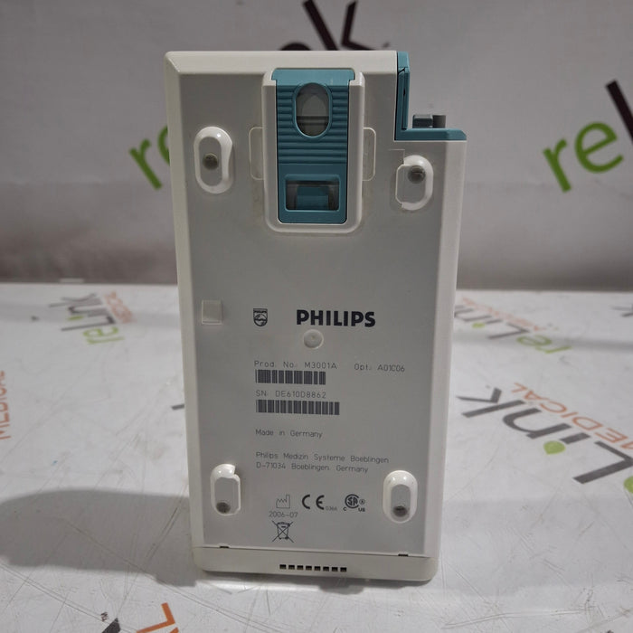 Philips M3001A-A01C06 Fast SpO2, NIBP, ECG, Temp, IBP MMS Module
