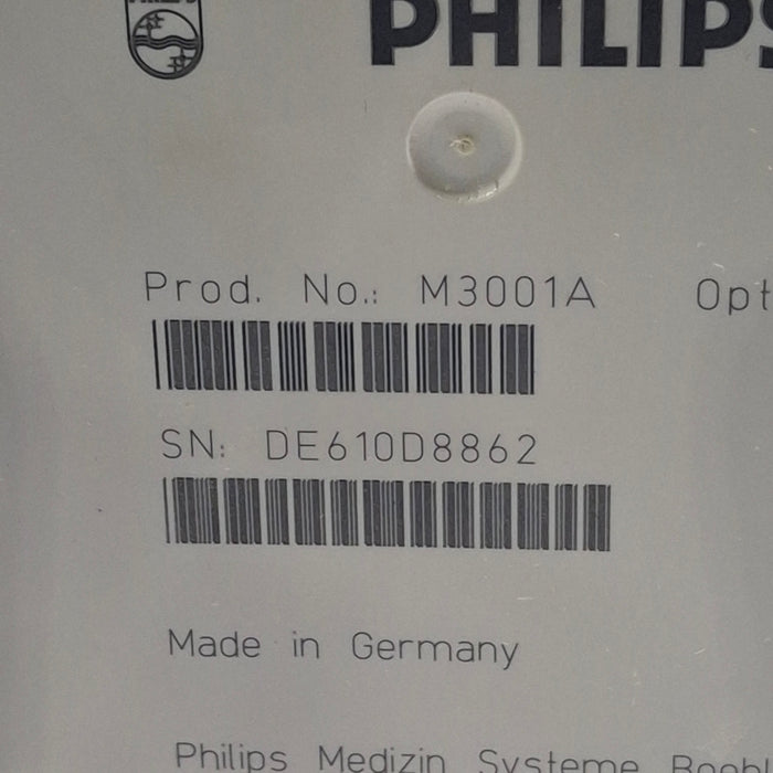 Philips M3001A-A01C06 Fast SpO2, NIBP, ECG, Temp, IBP MMS Module