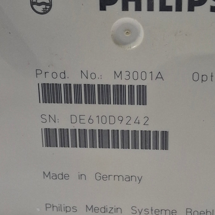 Philips M3001A-A01C06 Fast SpO2, NIBP, ECG, Temp, IBP MMS Module
