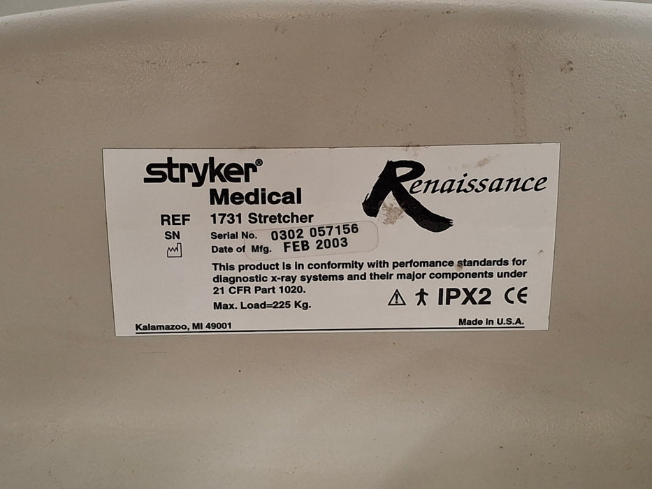 Stryker 1731 Stretcher