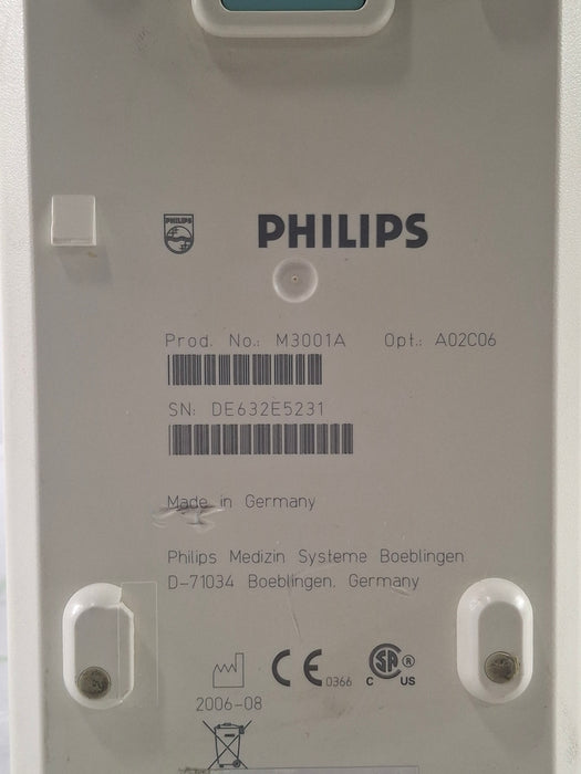 Philips M3001A-A02C06 OxiMax SpO2, NIBP, ECG, Temp, IBP MMS Module