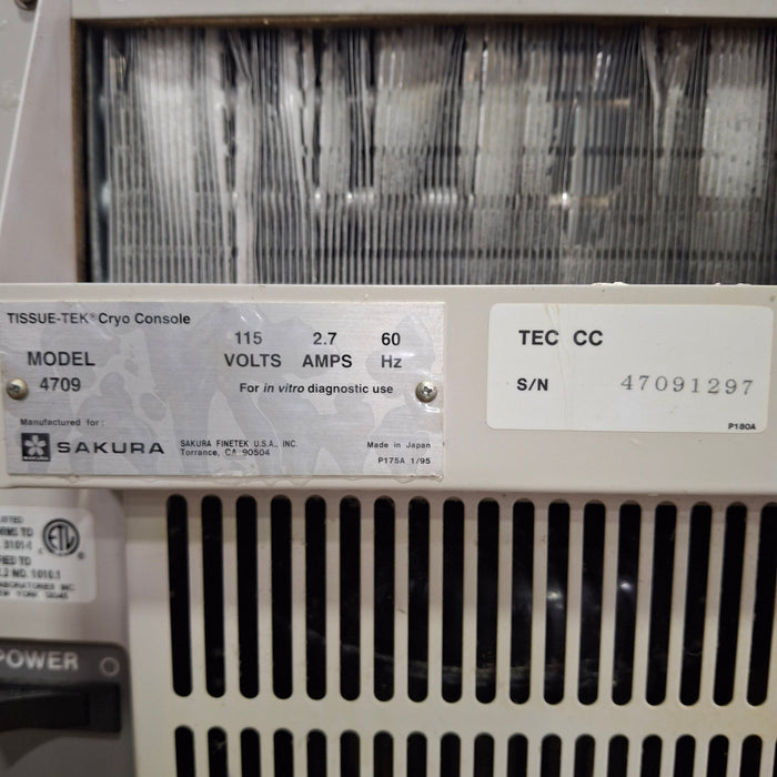 SAKURA Tissue-Tek 4710 & 4709 Embedding Center
