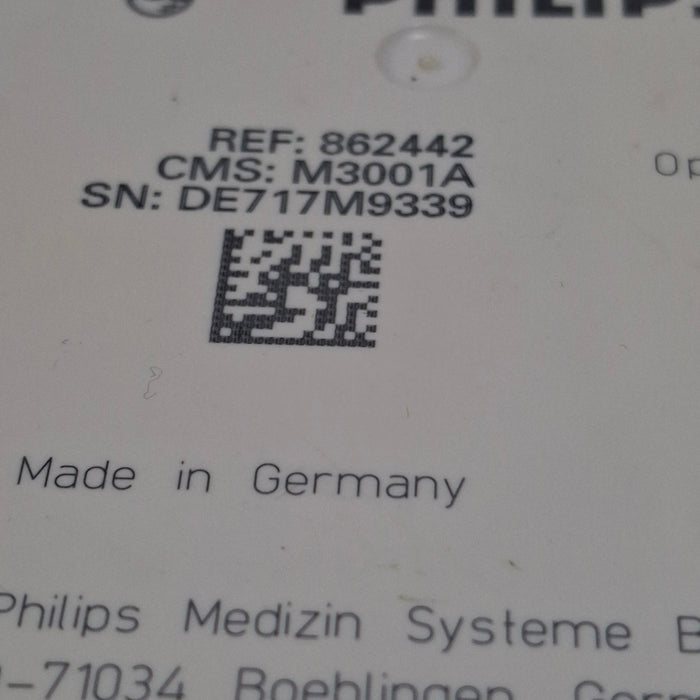 Philips M3001A-A03C06 Masimo SpO2, NIBP, ECG, Temp, IBP MMS Module