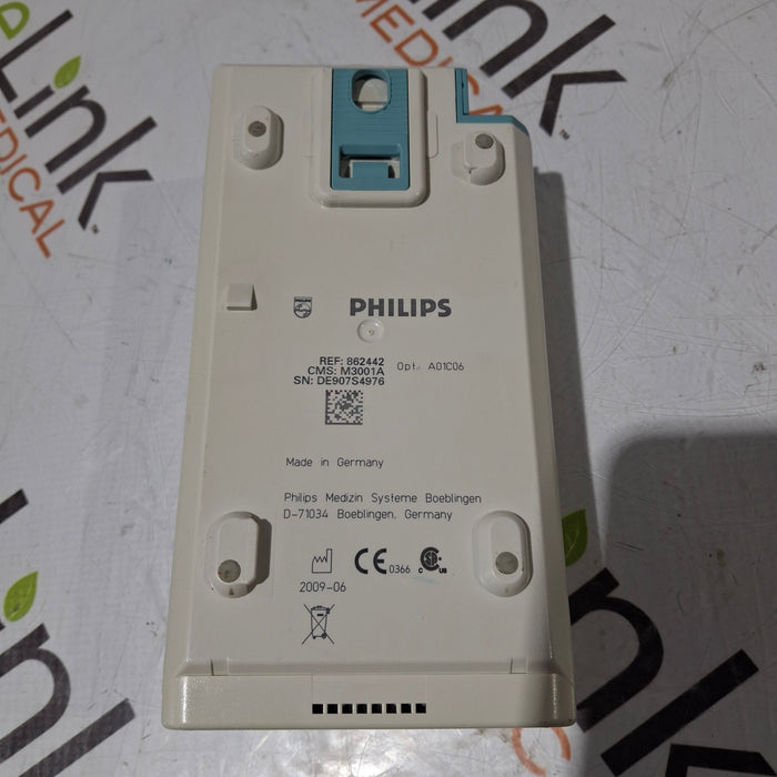 Philips M3001A-A01C06 Fast SpO2, NIBP, ECG, Temp, IBP MMS Module