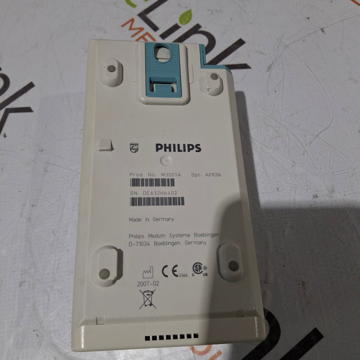 Philips M3001A-A01C06 Fast SpO2, NIBP, ECG, Temp, IBP MMS Module