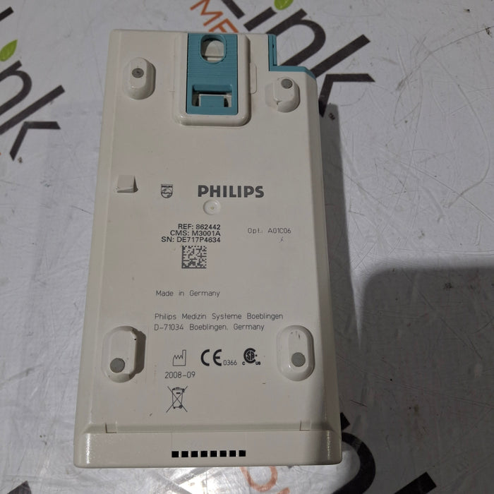 Philips M3001A-A01C06 Fast SpO2, NIBP, ECG, Temp, IBP MMS Module