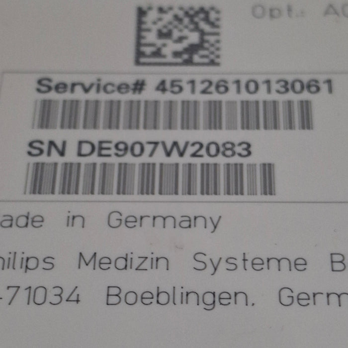 Philips M3001A-A01C06 Fast SpO2, NIBP, ECG, Temp, IBP MMS Module