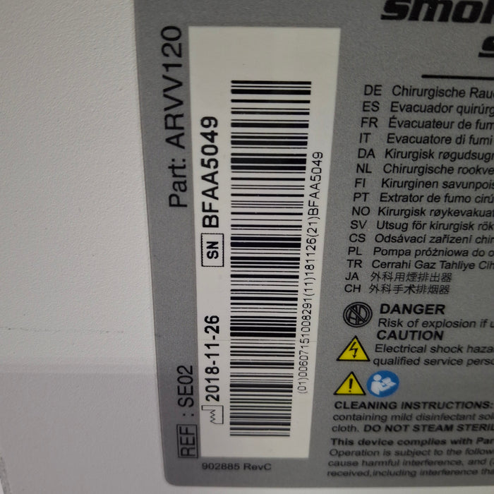 Bovie Smoke Shark Smoke Evacuator