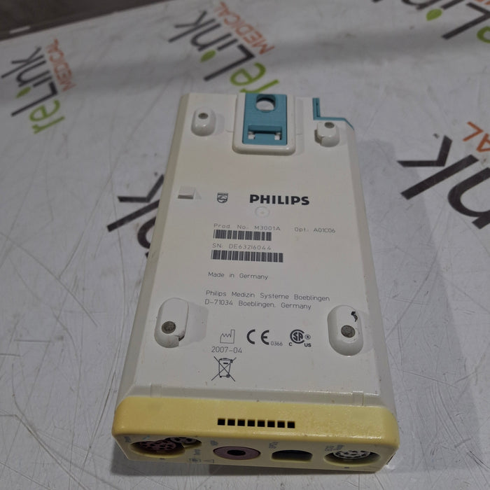 Philips M3001A-A01C06 Fast SpO2, NIBP, ECG, Temp, IBP MMS Module