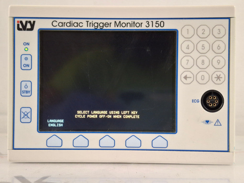 Ivy Biomedical Cardiac Trigger Monitor 3150 Patient Monitor