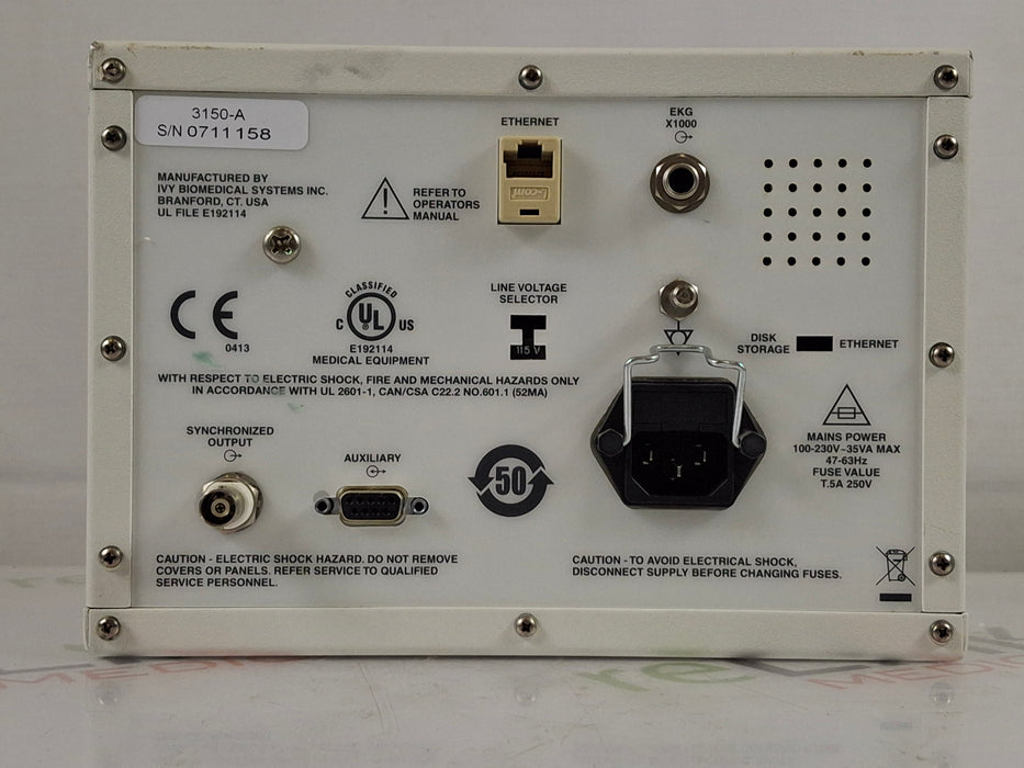 Ivy Biomedical Cardiac Trigger Monitor 3150 Patient Monitor