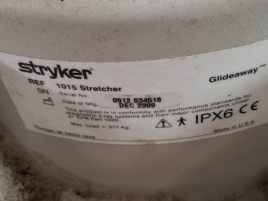 Stryker 1015 Big Wheel Glideaway Stretcher