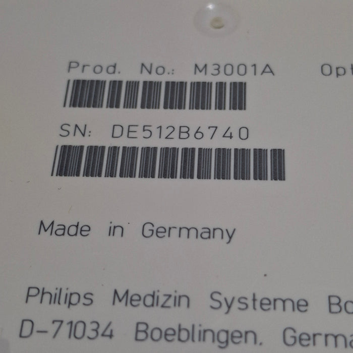 Philips M3001A-A01C06 Fast SpO2, NIBP, ECG, Temp, IBP MMS Module