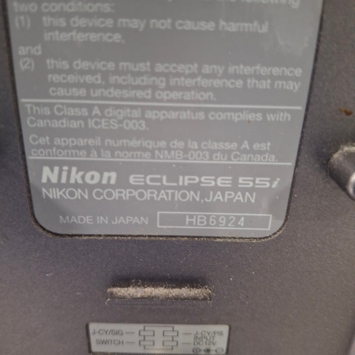 Nikon 55i Eclipse Binocular Microscope