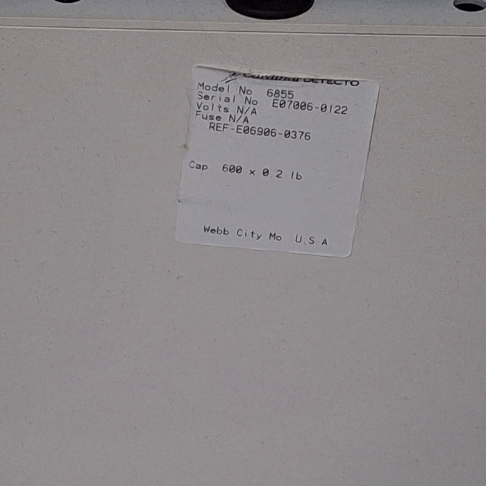 Detecto 6855 600 LB Bariatric Scale