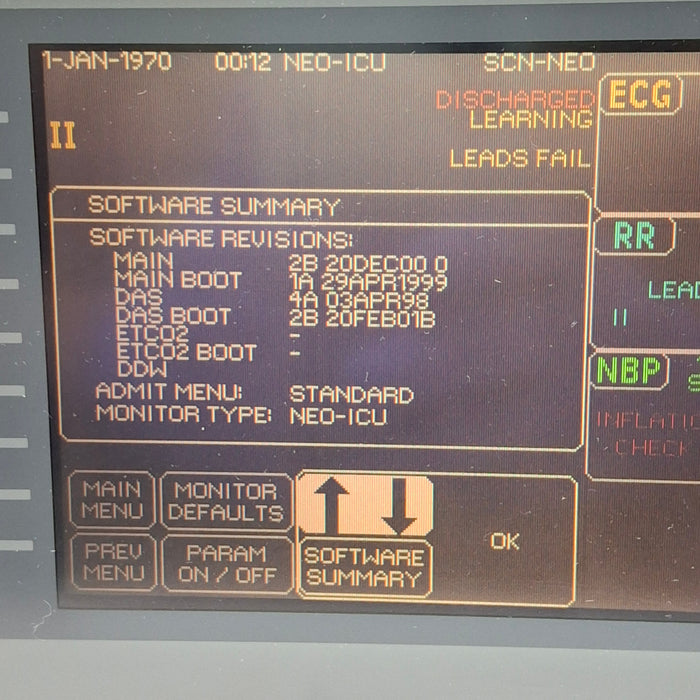 GE Healthcare Dash 2000 Patient Monitor