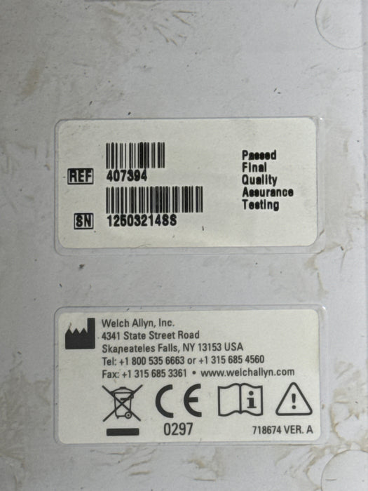 Welch Allyn 85NTVE Connex Integrated Wall System