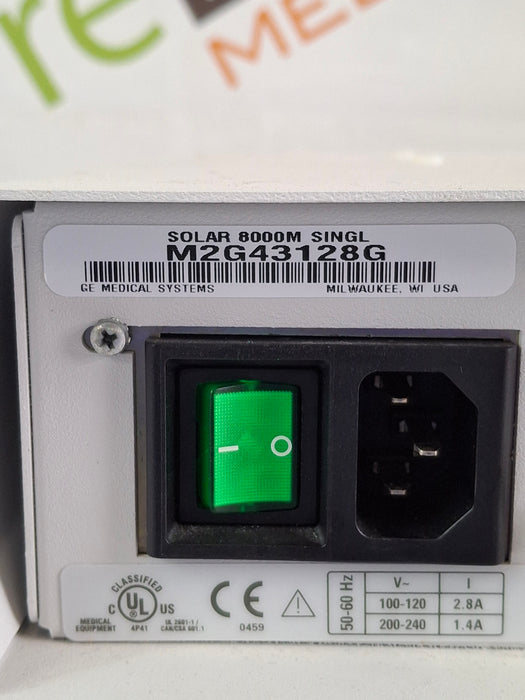 GE Healthcare Solar 8000M Keypad