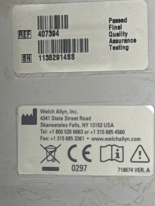 Welch Allyn 85NTVE Connex Integrated Wall System