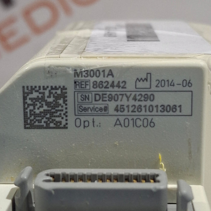Philips M3001A-A01C06 Fast SpO2, NIBP, ECG, Temp, IBP MMS Module