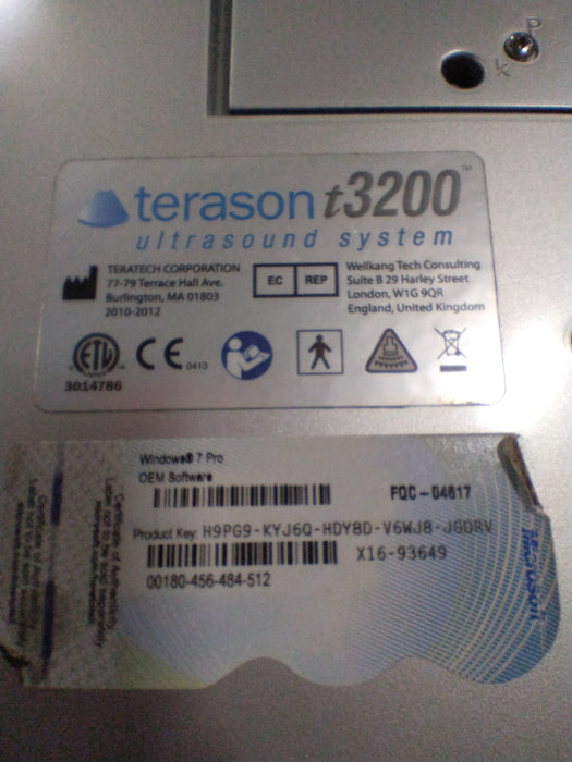 Terason T3200 Ultrasound