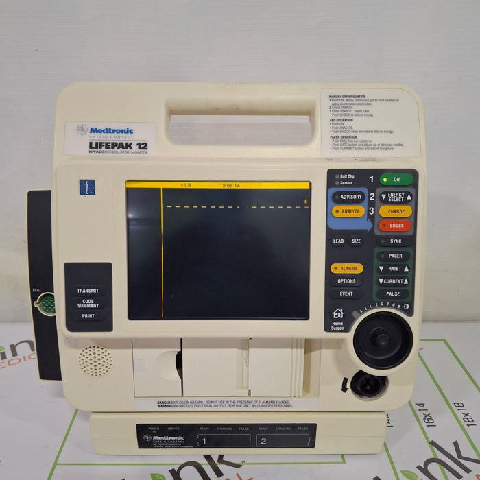 Physio-Control LifePak 12 3-Lead Defibrillator