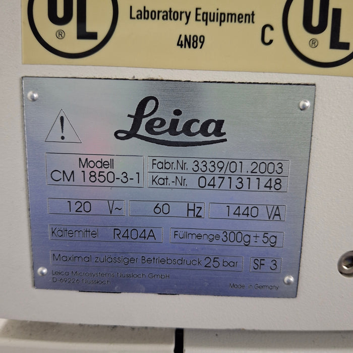 Leica CM1850 Cryostat