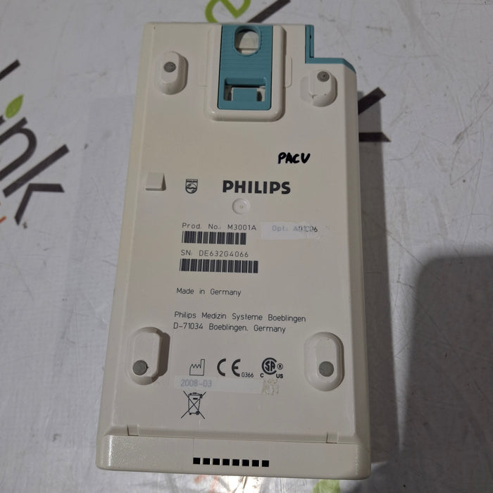 Philips M3001A-A01C06 Fast SpO2, NIBP, ECG, Temp, IBP MMS Module
