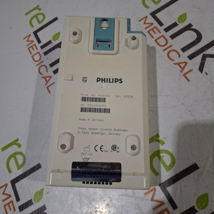Philips M3001A-A02C06 OxiMax SpO2, NIBP, ECG, Temp, IBP MMS Module