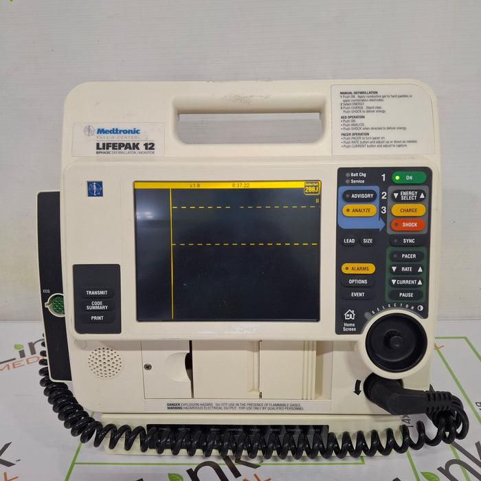 Physio-Control LifePak 12 3-Lead Defibrillator