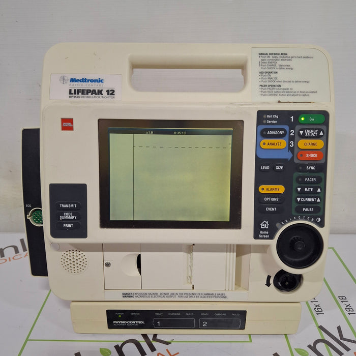 Physio-Control LifePak 12 3-Lead Defibrillator
