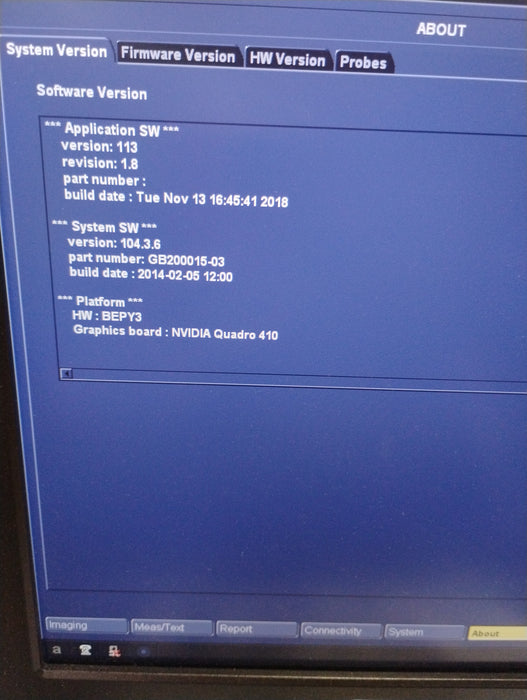 GE Healthcare Vivid E9 Ultrasound