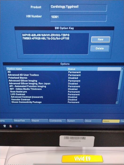 GE Healthcare Vivid E9 Ultrasound