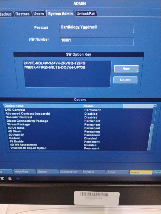 GE Healthcare Vivid E9 Ultrasound