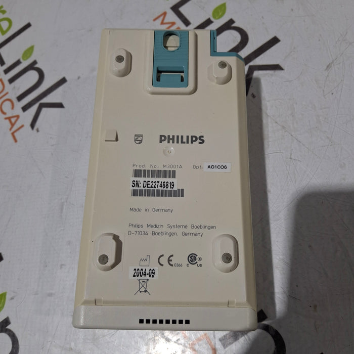 Philips M3001A-A01C06 Fast SpO2, NIBP, ECG, Temp, IBP MMS Module