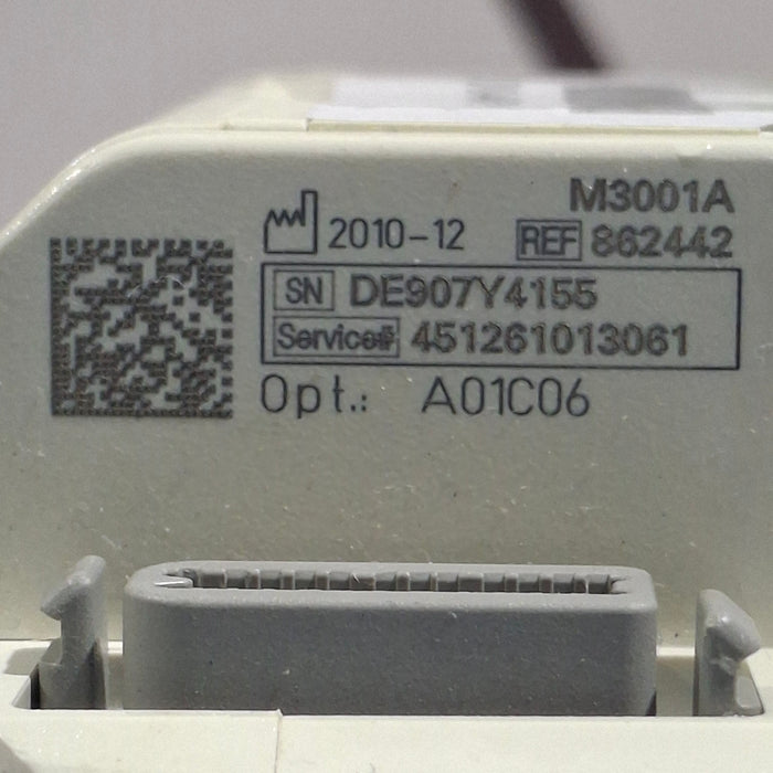 Philips M3001A-A01C06 Fast SpO2, NIBP, ECG, Temp, IBP MMS Module