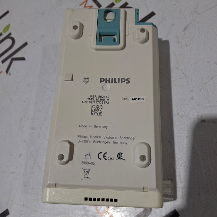 Philips M3001A-A01C06 Fast SpO2, NIBP, ECG, Temp, IBP MMS Module