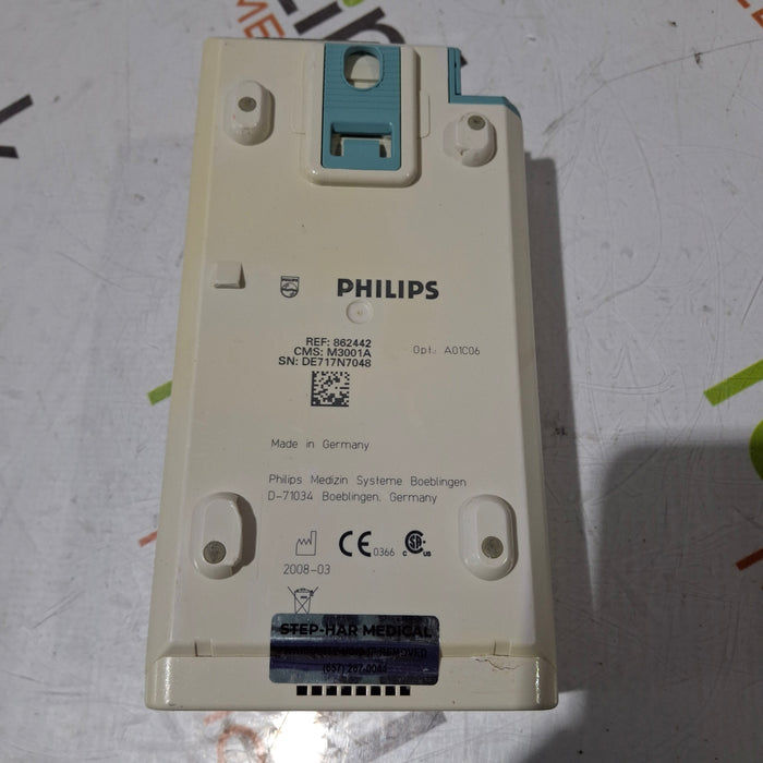 Philips M3001A-A01C06 Fast SpO2, NIBP, ECG, Temp, IBP MMS Module