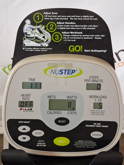 NuStep, Inc. T4 Recumbent Cross Trainer