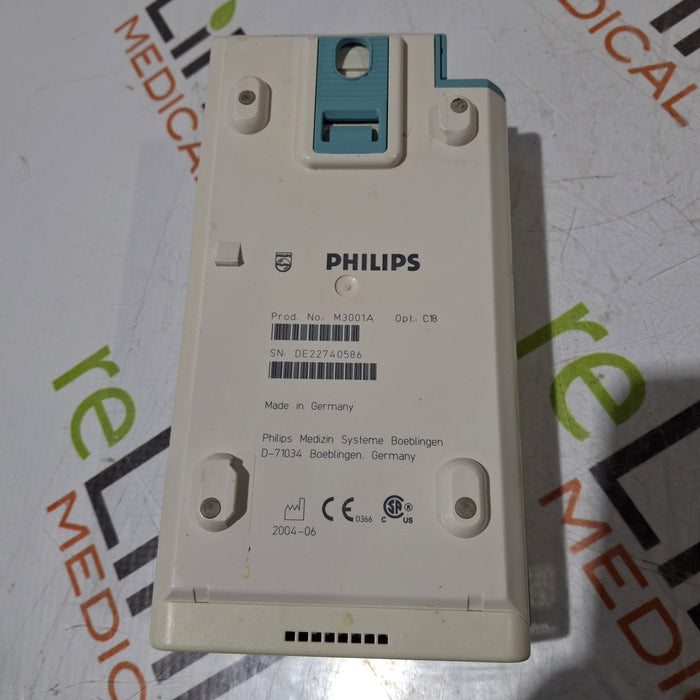 Philips M3001A-C18 Fast SpO2, NIBP, 12 lead ECG, Temp, IBP MMS Module