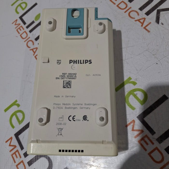 Philips M3001A-A01C06 Fast SpO2, NIBP, ECG, Temp, IBP MMS Module